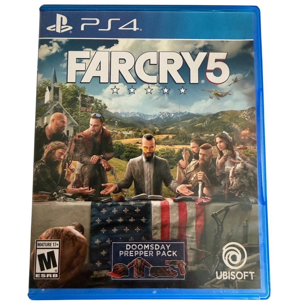 Far Cry 5 PlayStation 4 PS4 Video Game Ubisoft 2018 Action Shooter